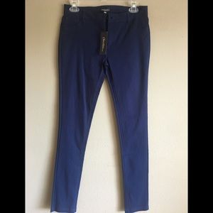 Navy Stretch Skinnies, NWT